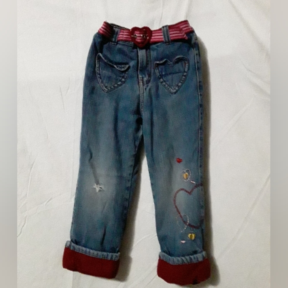 Wonder Kids size 4t fleece lined jeans.
